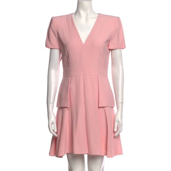 Alexander Mcqueen 2017 Pink Peplum Dress - Picture 1 of 1